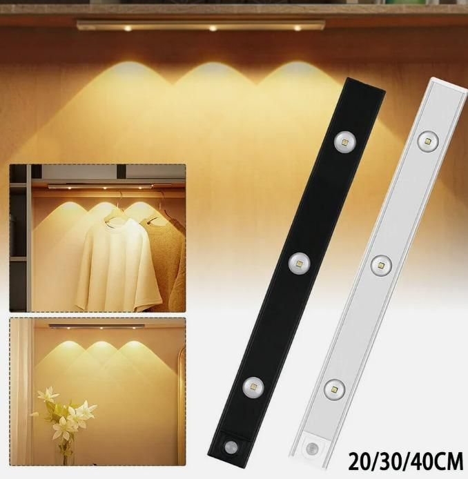 Motion Sensor LED Cabinet Light With USB Rechargeable