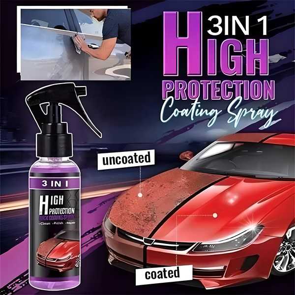 3 in 1 High Spray Car Polisher (Pack of 2)