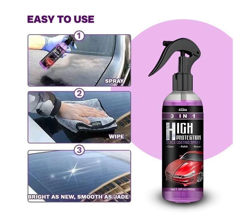 3 in 1 High Spray Car Polisher (Pack of 2)