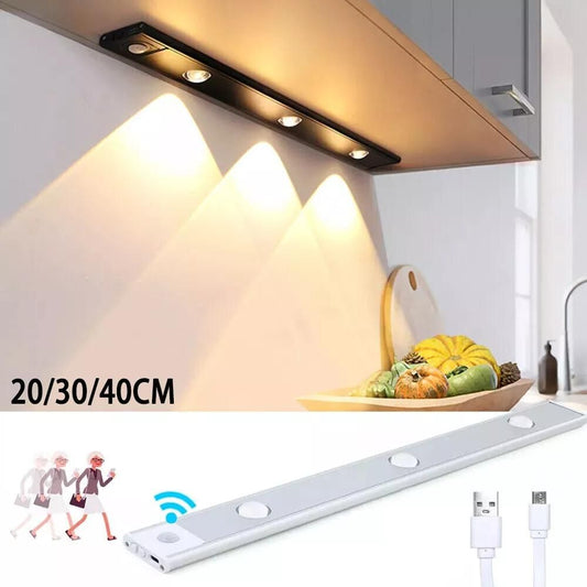 Motion Sensor LED Cabinet Light With USB Rechargeable