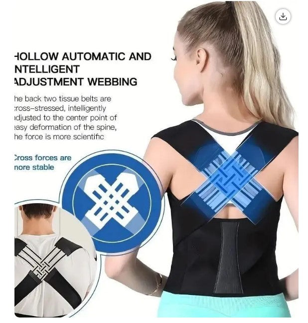 Premium Adjustable Back Posture Corrector/ Pain Relieve Belt Men & Women