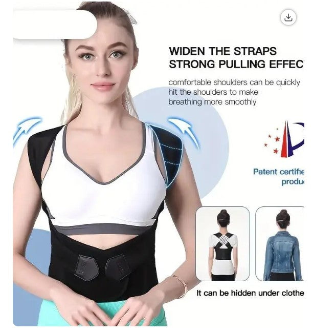 Premium Adjustable Back Posture Corrector/ Pain Relieve Belt Men & Women